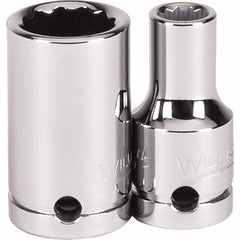 Williams - Hand Sockets; Drive Size (Inch): 1/4 ; Size (Inch): 7/32 ; Type: Standard ; Tool Type: Tethered Hand Socket ; Number of Points: 12 ; Finish/Coating: Chrome - Exact Industrial Supply