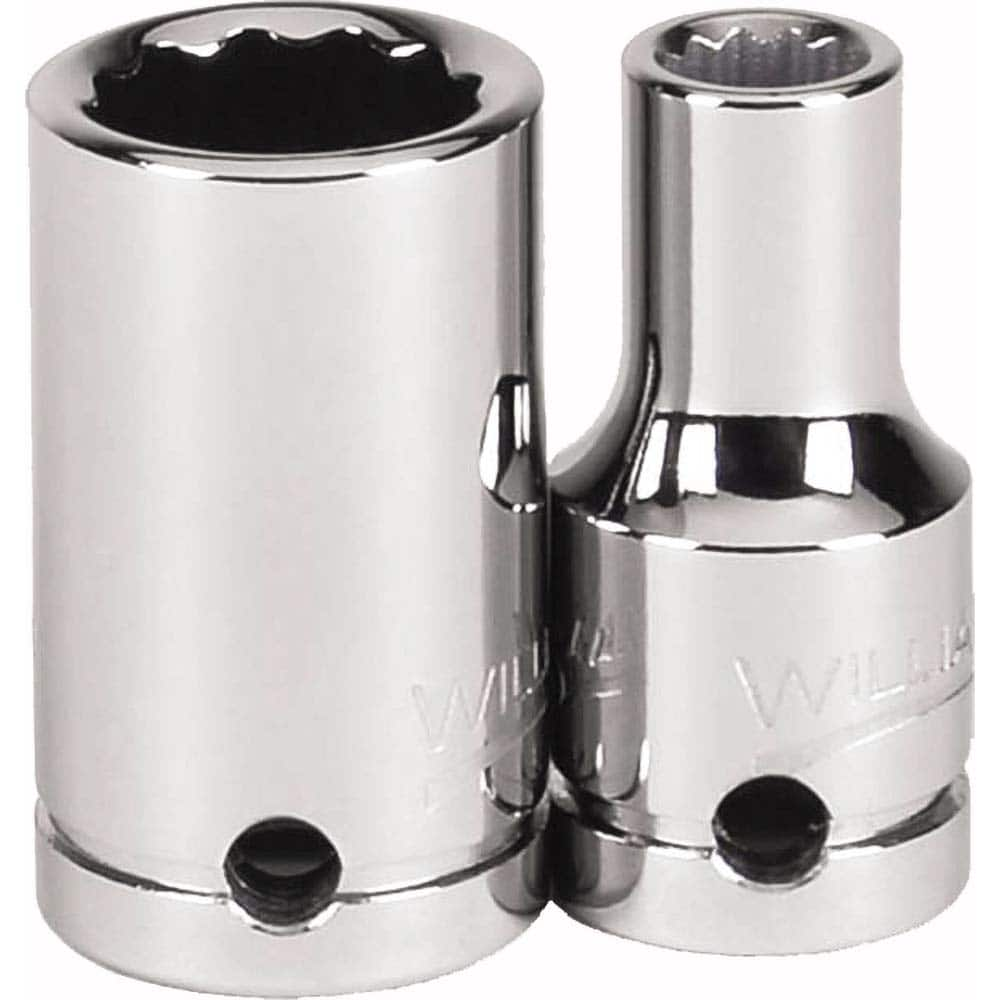 Williams - Hand Sockets; Drive Size (Inch): 1/4 ; Size (Inch): 5/16 ; Type: Standard ; Tool Type: Tethered Hand Socket ; Number of Points: 12 ; Finish/Coating: Chrome - Exact Industrial Supply