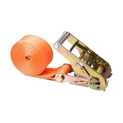 US Cargo Control - Slings & Tiedowns (Load-Rated); Type: Ratchet Tie Down ; Length (Feet): 20 ; Basket Capacity (Lb.): 3333 ; Material: Polyester ; Color: Orange - Exact Industrial Supply