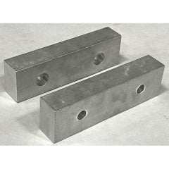 TE-CO - Vise Jaw Sets; Jaw Width (mm): 101.6 ; Jaw Width (Inch): 4 ; Jaw Width (Decimal Inch): 4 ; Set Type: Component Kit ; Material: Aluminum ; Vise Compatibility: 4" Vises - Exact Industrial Supply