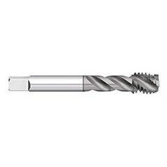 Spiral Flute Tap: 7/16-20, UNF, 3 Flute, Semi-Bottoming, 2B & 3B Class of Fit, Powdered Metal, TiCN Finish 0.62″ Thread Length, 3.1563″ OAL, Right Hand Flute, Right Hand Thread, H3, Series 781