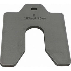 Maudlin Products - Metal Shim Stock Type: Slotted Shim Material: Stainless Steel - Makers Industrial Supply