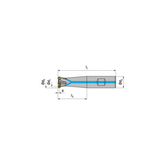 Indexable Ball Nose End Mills; Milling Diameter: 20.00 mm; Maximum Depth Of Cut: 2.50 mm; Maximum Ramping Angle: 5.5; Shank Diameter: 20.00 mm; Shank Type: Weldon Flat; Compatible Insert Style: RDHX; Compatible Insert Size Code: RDHX 0501..; Toolholder St