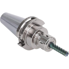 Collet Chuck: 0.079 to 1.181″ Capacity, ER Collet, Dual Contact Taper Shank 2.5″ Projection, Through Coolant