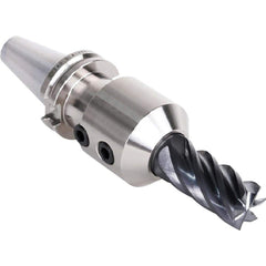 End Mill Holder: CAT40 Dual Contact Taper Shank, 3/16″ Hole 6″ Projection, 3/4″ Nose Dia