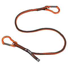 3110F Standard Gray Tool Lanyard Dual Carabiner-10Lbs - Makers Industrial Supply