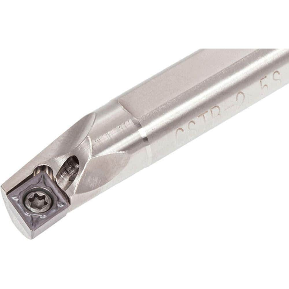 Indexable Boring Bar:  E10H-SCLCR06-D120,  12.00 mm Min Bore,  10.00 mm Shank Dia,  95.00&deg N/A Solid Carbide 100.0000″ OAL,  Screw,