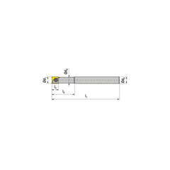 Indexable Ball Nose End Mills; Milling Diameter: 12.00 mm; Maximum Depth Of Cut: 14.00 mm; Shank Diameter: 12.00 mm; Shank Type: Cylindrical; Compatible Insert Style: XOHX; Compatible Insert Size Code: XO.X 12..; Toolholder Style: Cylindrical Carbide Shan