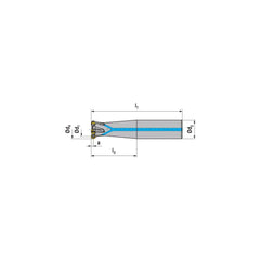 Indexable Ball Nose End Mills; Milling Diameter: 25.00 mm; Maximum Depth Of Cut: 5.00 mm; Maximum Ramping Angle: 2.0; Shank Diameter: 25.00 mm; Shank Type: Cylindrical; Compatible Insert Style: RPHX; RPNX; Compatible Insert Size Code: RP.X 10T3..; Toolhol