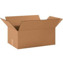 Made in USA - Pack of (25) 12" Wide x 20" Long x 7" High Corrugated Shipping Box - Makers Industrial Supply