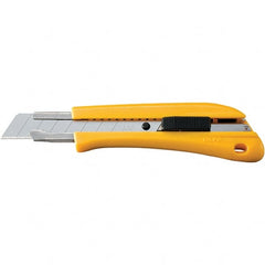 Utility Knife: Snap Acrylonitrile Butadiene Styrene Handle, OLFA LB-10B (MSC #32993743), LB-50B (MSC #32993750), LBB-10B (MSC #32993727) & LBB-50B (MSC #32993735) Replacement Blade