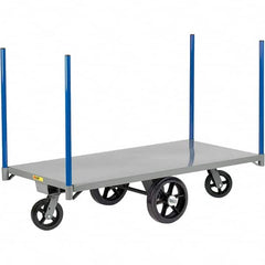 Little Giant - 3,000 Lb Capacity Steel Pipe Stake Truck - Steel Deck, 30" OAW, 48" Platform Length - Makers Industrial Supply