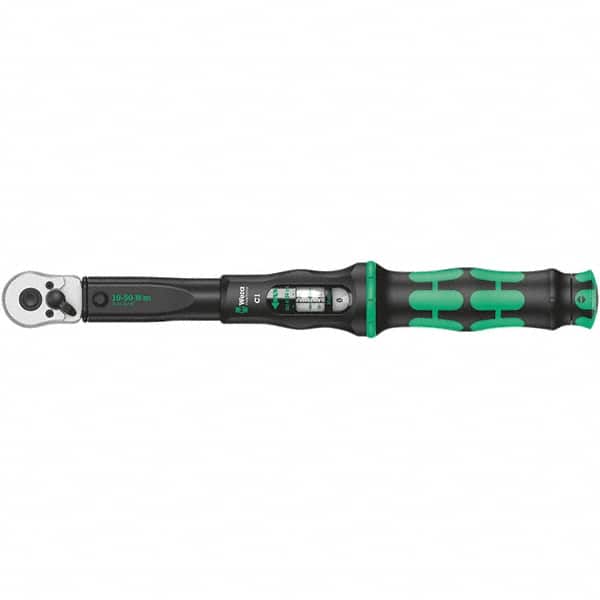 Wera - Torque Wrenches Type: Click Type Drive Size (Inch): 1/2 - Makers Industrial Supply