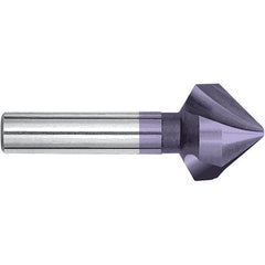 Magafor - 10.4mm Head Diam, 15/64" Shank Diam, 90° Cobalt Countersink - 1-3/4" OAL, Single End, Straight Shank, Right Hand Cut - Makers Industrial Supply