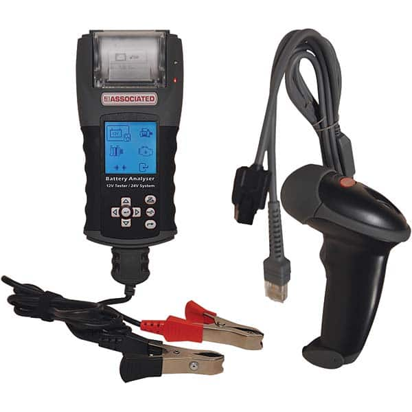 Associated Equipment - Automotive Battery Testers Type: Digital Battery and System Tester with Integrated Printer Voltage: 12 to 24 VDC - Makers Industrial Supply