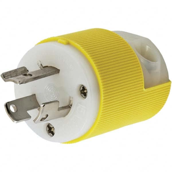 Hubbell Wiring Device-Kellems - 250V 15A NEMA L6-15P Marine Twist Lock Plug - Exact Industrial Supply