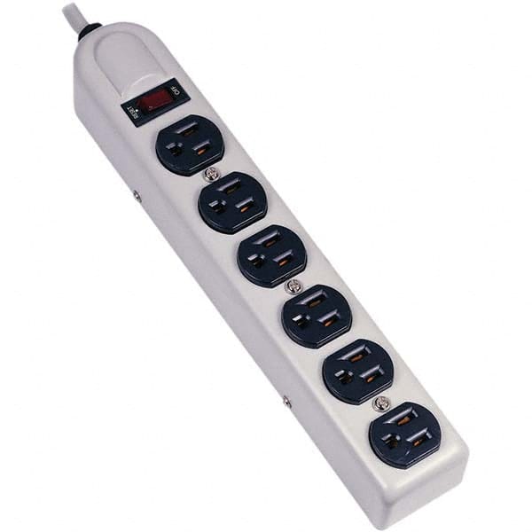 Hubbell Wiring Device-Kellems - Power Outlet Strips Amperage: 15 Voltage: 125 V - Makers Industrial Supply