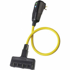 Hubbell Wiring Device-Kellems - GFCI Cords & Power Distribution Centers Mount Type: Portable Number of Outlets: 3 - Makers Industrial Supply