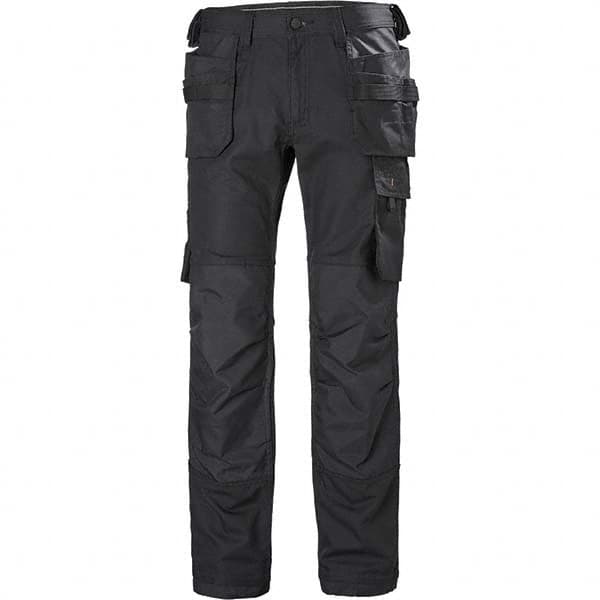 Helly Hansen - Black Cotton Polyester Elastane General Purpose Pants - Makers Industrial Supply