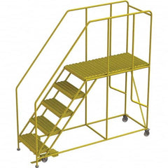 TRI-ARC - Rolling & Wall Mounted Ladders & Platforms Type: Rolling Work Platform Style: Steel Work Platform - Makers Industrial Supply