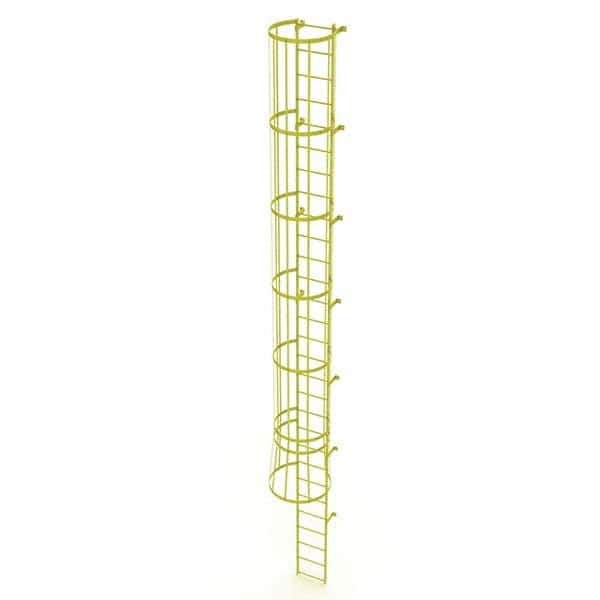 TRI-ARC - Rolling & Wall Mounted Ladders & Platforms Type: Fixed Ladder Style: Safety Cage - Makers Industrial Supply