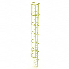 TRI-ARC - Rolling & Wall Mounted Ladders & Platforms Type: Fixed Ladder Style: Safety Cage - Makers Industrial Supply