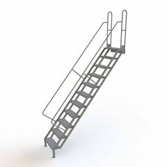 TRI-ARC - Rolling & Wall Mounted Ladders & Platforms Type: Stairway Slope Ladder Style: Stair Unit - Makers Industrial Supply