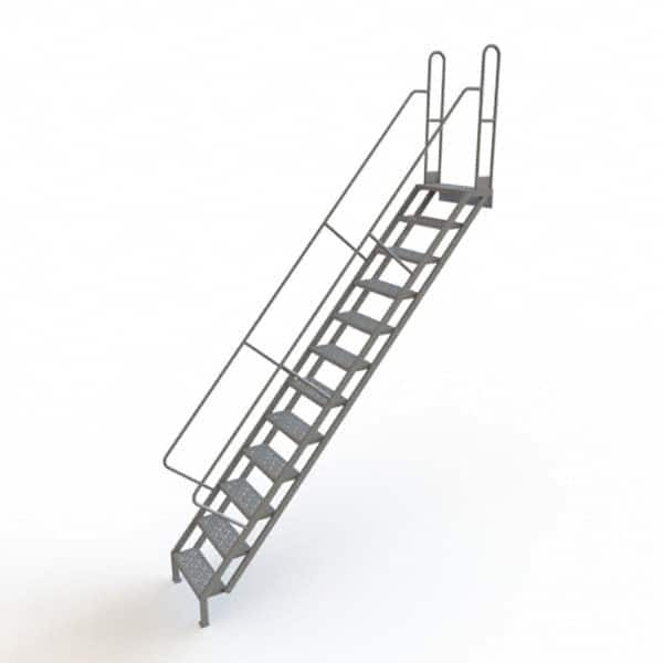 TRI-ARC - Rolling & Wall Mounted Ladders & Platforms Type: Stairway Slope Ladder Style: Stair Unit - Makers Industrial Supply