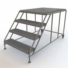 TRI-ARC - Rolling & Wall Mounted Ladders & Platforms Type: Rolling Work Platform Style: Steel Work Platform - Makers Industrial Supply