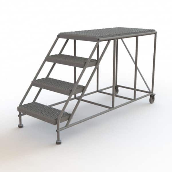 TRI-ARC - Rolling & Wall Mounted Ladders & Platforms Type: Rolling Work Platform Style: Steel Work Platform - Makers Industrial Supply