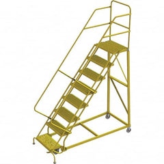 TRI-ARC - Rolling & Wall Mounted Ladders & Platforms Type: Stairway Slope Ladder Style: Forward Descent 50 Degree Incline - Makers Industrial Supply