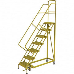 TRI-ARC - Rolling & Wall Mounted Ladders & Platforms Type: Stairway Slope Ladder Style: Forward Descent 50 Degree Incline - Makers Industrial Supply