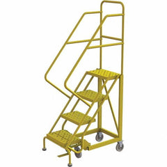 TRI-ARC - Rolling & Wall Mounted Ladders & Platforms Type: Stairway Slope Ladder Style: Forward Descent 50 Degree Incline - Makers Industrial Supply