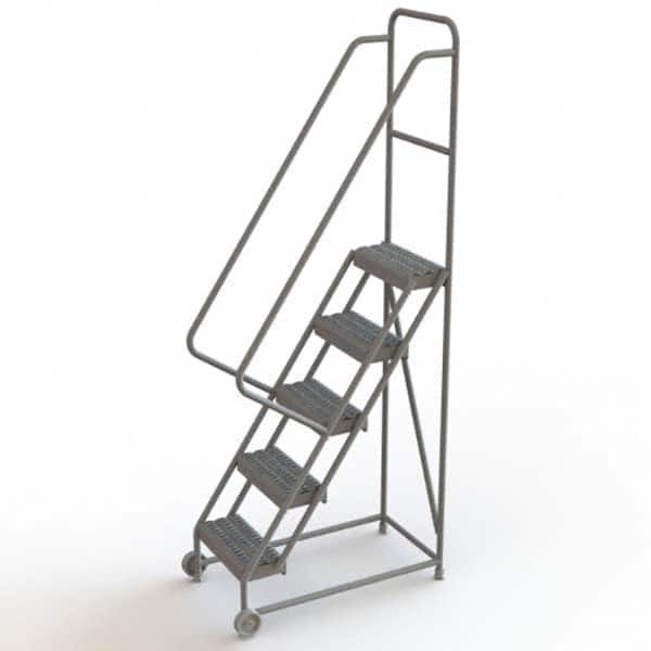 TRI-ARC - Rolling & Wall Mounted Ladders & Platforms Type: TiltNRoll Rolling Ladder Style: Tilt & Roll Safety Ladder - Makers Industrial Supply