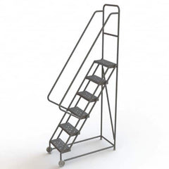 TRI-ARC - Rolling & Wall Mounted Ladders & Platforms Type: TiltNRoll Rolling Ladder Style: Tilt & Roll Safety Ladder - Makers Industrial Supply