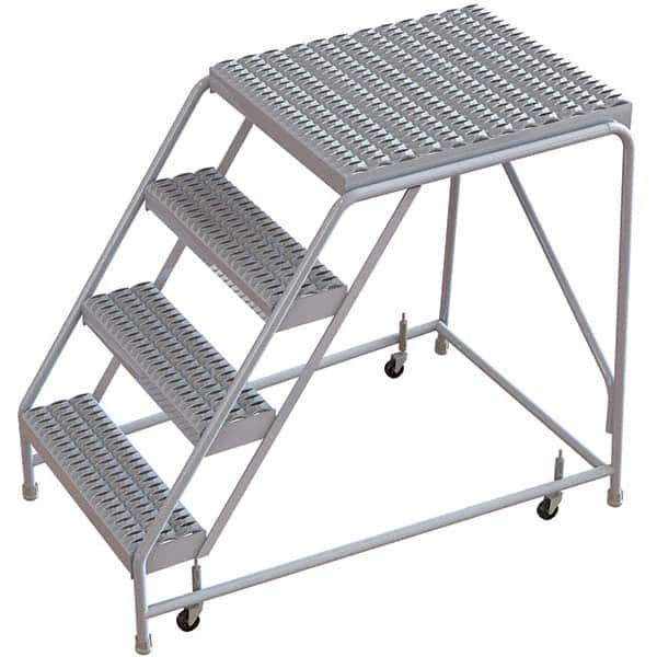 TRI-ARC - Rolling & Wall Mounted Ladders & Platforms Type: Rolling Warehouse Ladder Style: Rolling Safety Ladder - Makers Industrial Supply