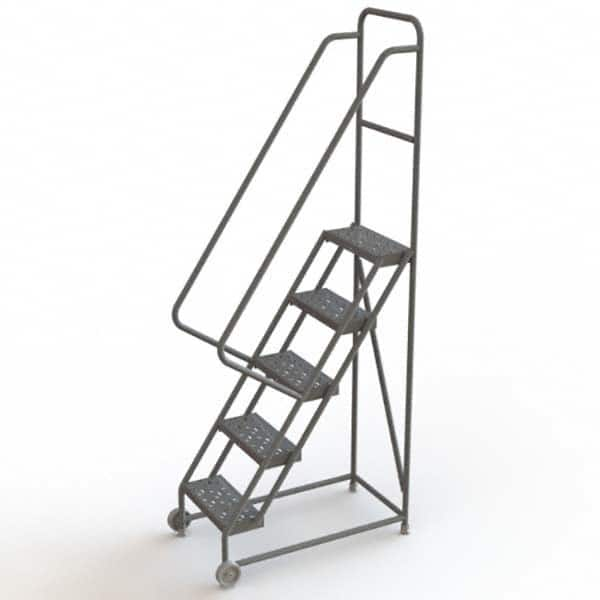 TRI-ARC - Rolling & Wall Mounted Ladders & Platforms Type: TiltNRoll Rolling Ladder Style: Tilt & Roll Safety Ladder - Makers Industrial Supply