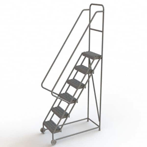 TRI-ARC - Rolling & Wall Mounted Ladders & Platforms Type: TiltNRoll Rolling Ladder Style: Tilt & Roll Safety Ladder - Makers Industrial Supply