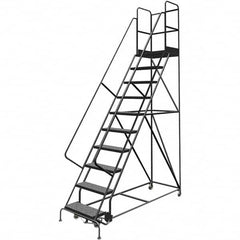 TRI-ARC - Rolling & Wall Mounted Ladders & Platforms Type: Rolling Warehouse Ladder Style: Rolling Platform Ladder - Makers Industrial Supply