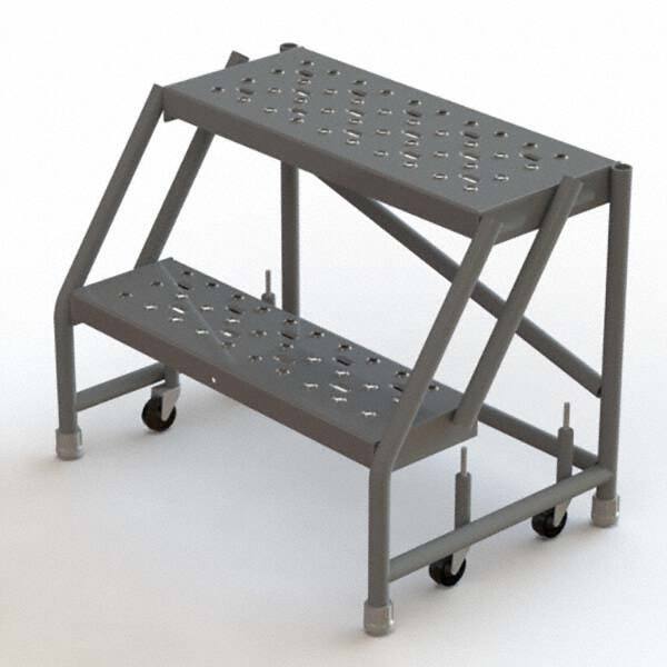 TRI-ARC - Rolling & Wall Mounted Ladders & Platforms Type: Rolling Warehouse Ladder Style: Rolling Platform Ladder - Makers Industrial Supply