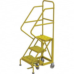 TRI-ARC - Rolling & Wall Mounted Ladders & Platforms Type: Stairway Slope Ladder Style: Forward Descent 50 Degree Incline - Makers Industrial Supply