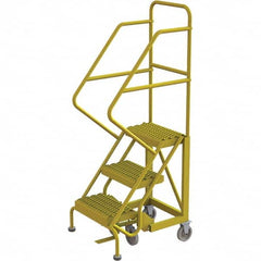 TRI-ARC - Rolling & Wall Mounted Ladders & Platforms Type: Stairway Slope Ladder Style: Forward Descent 50 Degree Incline - Makers Industrial Supply