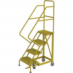 TRI-ARC - Rolling & Wall Mounted Ladders & Platforms Type: Stairway Slope Ladder Style: Forward Descent 50 Degree Incline - Makers Industrial Supply