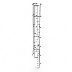 TRI-ARC - Rolling & Wall Mounted Ladders & Platforms Type: Fixed Ladder Style: Safety Cage - Makers Industrial Supply