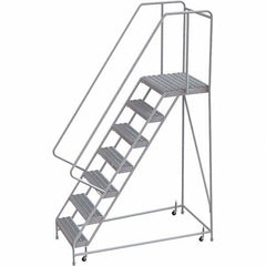 TRI-ARC - Rolling & Wall Mounted Ladders & Platforms Type: Rolling Warehouse Ladder Style: Rolling Safety Ladder - Makers Industrial Supply