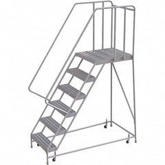 TRI-ARC - Rolling & Wall Mounted Ladders & Platforms Type: Rolling Warehouse Ladder Style: Rolling Safety Ladder - Makers Industrial Supply