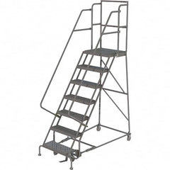 TRI-ARC - Rolling & Wall Mounted Ladders & Platforms Type: Rolling Warehouse Ladder Style: Rolling Platform Ladder - Makers Industrial Supply