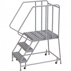 TRI-ARC - Rolling & Wall Mounted Ladders & Platforms Type: Rolling Warehouse Ladder Style: Rolling Safety Ladder - Makers Industrial Supply