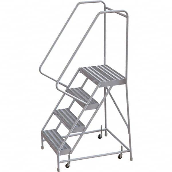 TRI-ARC - Rolling & Wall Mounted Ladders & Platforms Type: Rolling Warehouse Ladder Style: Rolling Safety Ladder - Makers Industrial Supply