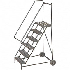 TRI-ARC - Rolling & Wall Mounted Ladders & Platforms Type: Rolling Warehouse Ladder Style: Rolling Safety Ladder - Makers Industrial Supply